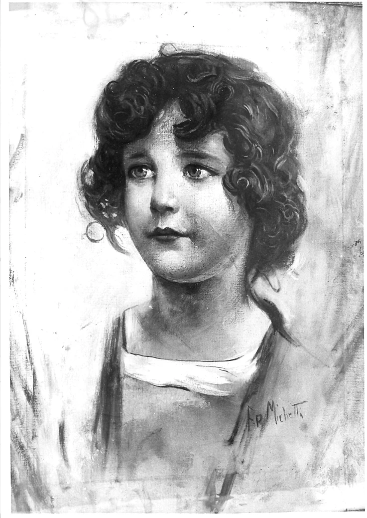 Francesco Paolo Michetti - figura di bambina, Ascoli Piceno